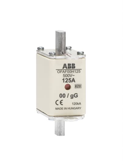 ABB OFAF000H125 HRC Knife-Fuse Link Size NH000, gG, 125A